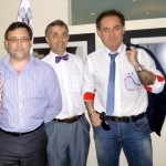 Anselmo Madeddu insieme a Joe Psaila e Chris Scerri durante il meeting maltese sul progetto IMaGenX